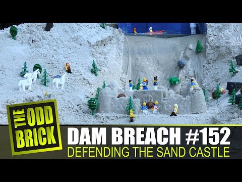 LEGO Dam Breach #152 - Defending the Sand Castle