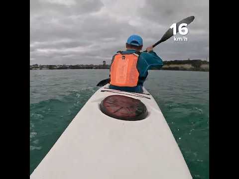 Sprinting #surfski #kayakingfun #kayaker #missionbay