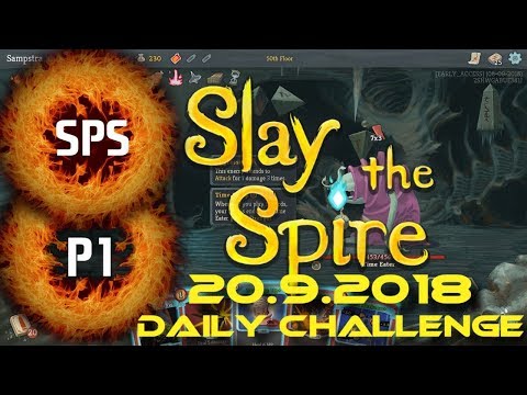 Slay The Spire Ep. 16 - Daily (20.9. p1)-  Endless Agony Attempt 2 - Let's Play