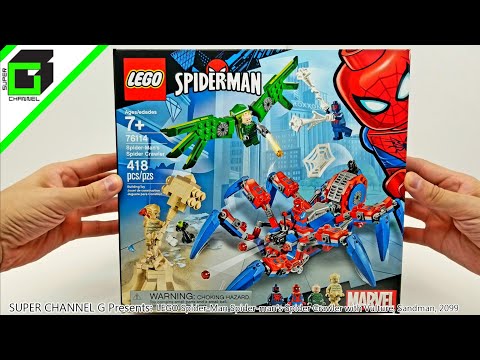 LEGO SPIDER-MAN 2019 Spider man's Spider Crawler with Sandman, Vulture, Spider man 2099