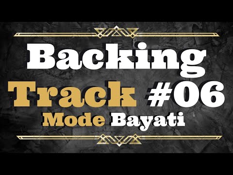 Backing Track #06 - Mode Bayati en La - Berwali 6/8