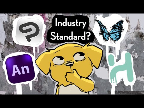 I look at 4 "Industry Standard" 2D Animation Software