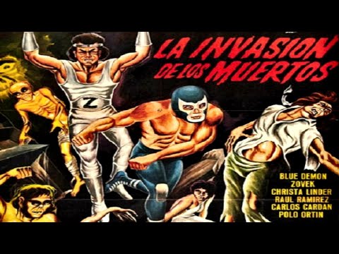 Blue Demon y Zovek En La Invasión de los Muertos - 1973 - English Subs