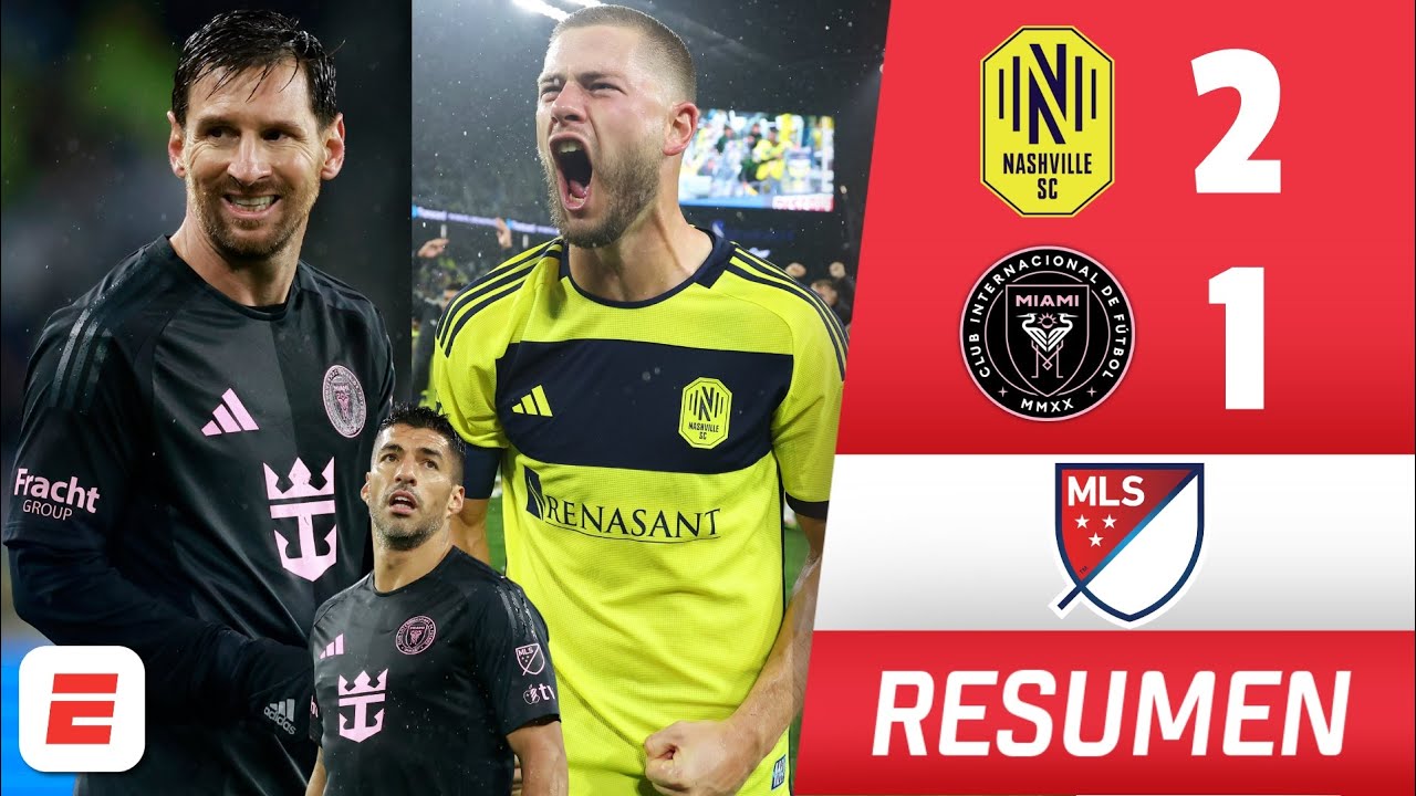 MESSI BRILLA con GOLAZO, pero NASHVILLE SORPRENDE al INTER MIAMI y habrá JUEGO DECISIVO | MLS