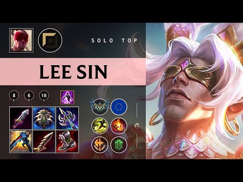Lee Sin Top vs Jax - EUW Challenger Patch 26.01