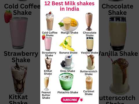 12 Best Milk Shakes in India #shorts #viral #food #recipe