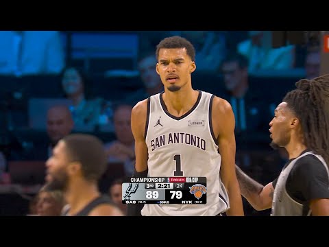 빅터 웜바냐마, 10점 연속 득점 폭발! 생생한 현장 중계