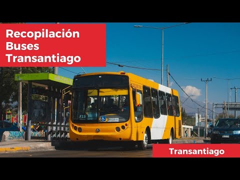 Transantiago | Recopilación de buses eléctricos y diésel en Santiago