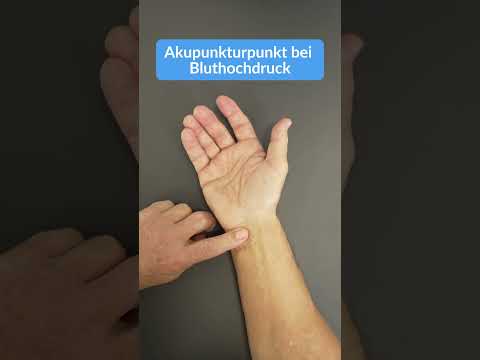 Dieser Punkt kann deinen Blutdruck ausgleichen! 🍀#tcm #akupressur #bluthochdruck #shorts