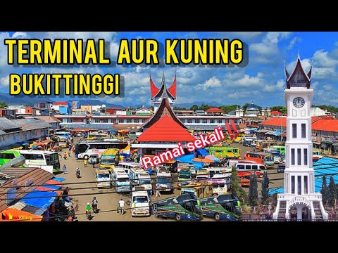 BUKITTINGGI CITY TOURISM‼️VISIT THE TANAH ABANG OF WEST SUMATRA, AUR KUNING MARKET AND TERMINAL