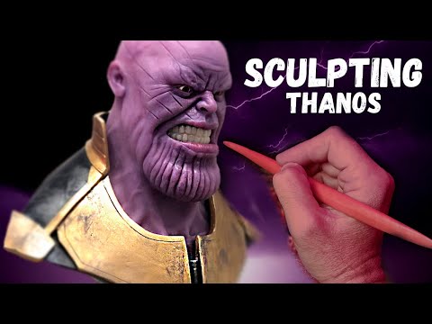 Thanos Sculpture Timelapse - Avengers: Infinity War
