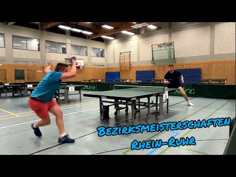 Super schnelle Bälle - Bezirksmeisterschaften Rhein-Ruhr - Stefan Schnelting vs Damir Halilovic