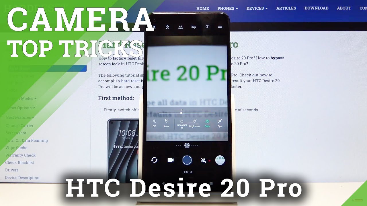 Camera Top Tricks on HTC Desire 20 Pro – Camera Best Features