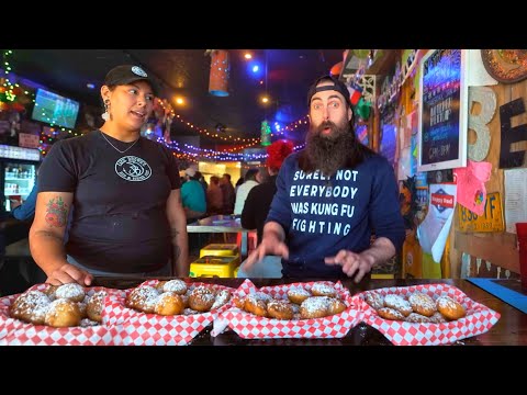 WIN THE $90 MEAL FREE IF YOU CAN BEAT THEIR DEEP FRIED OREO EATING RECORD! | BeardMeatsFood