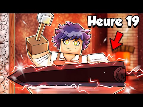 I spent -€100,372 Robux to Forge the Best Sword! (Roblox)