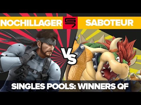 NoChillager vs Saboteur - Ultimate Singles: Pools R1 Winners Quarters - Genesis 7 | Snake vs Bowser
