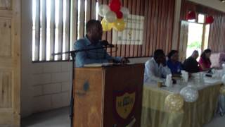 Regional Chairman Sharma Solomon graced 2014 Linden Dream Team