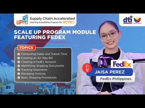 SCALE UP Program module featuring FedEx: 4. Creating a FedEx Account