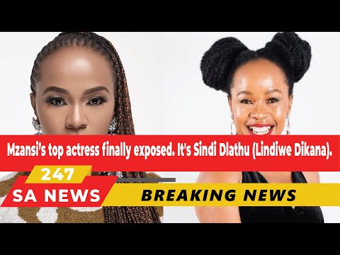 Mzansi’s top actress finally exposed. It's Sindi Dlathu (Lindiwe Dikana).