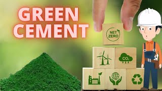 What is GREEN CEMENT? Animated Explanation in Hindi