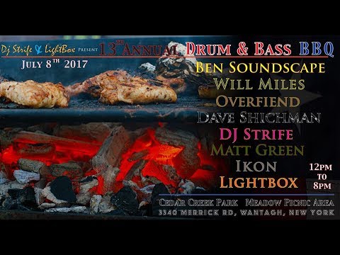 13th Annual DnB BBQ - Cedar Creek Park, NY - Ben Soundscape, Will Miles, Overfiend, Dj Strife (2017)