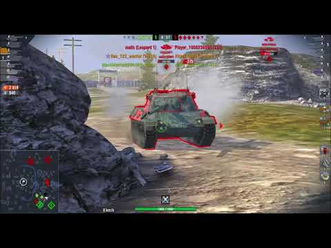 WoTB T-62A 6500 dmg 4 kills Mastery Badge (full HP)