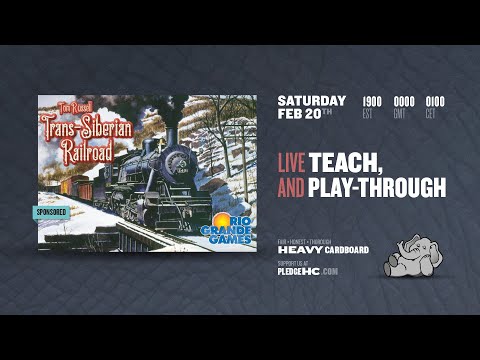 Trans-Siberian Railroad - 5p Teaching & Play-through by Heavy Cardboard