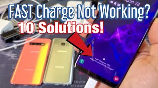 Galaxy S8/S9/S10: FAST Cable Charging Not Working? FIXED (10 Solutions)