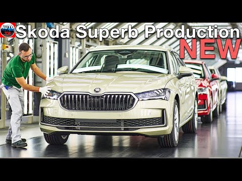 All NEW 2024 Skoda Superb - MANUFACTURING Process & Production