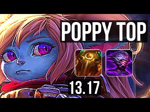 POPPY vs OLAF (TOP) | Rank 5 Poppy, 6/1/10, Rank 27 | EUW Challenger | 13.17