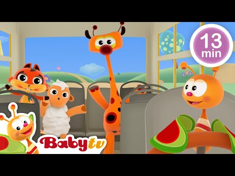 Die Räder vom Bus  🚍 + mehr Kinderlieder und Kinderreime | BabyTV Deutsch