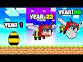 Surviving 99 Years as a BEE in Minecraft!