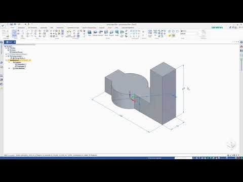 Solid Edge Tutorial: How to Design a Part using Synchronous Technology