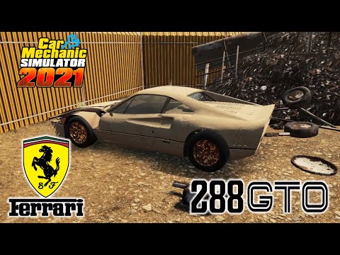 Thumbnail for Ferrari 288 GTO Restoration - Car Mechanic Simulator 2021 - Drag Racing DLC by Ferrari 288 GTO