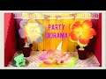 DIY Party Diorama MBMCraftChallenge Made By Mommy Craft Challenge November 2015