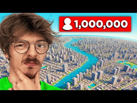 Is a city with 1 million inhabitants possible? (On Cities: Skyline)