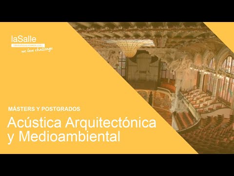 Máster en Acústica Arquitectónica y Medioambiental