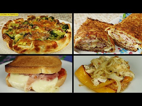 FAST AND EASY here are 4 ideas for a tasty dinner