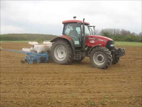 Napraforgó vetés 2012 [Case Puma 195 + Vaderstad Topdown 300, Case Mxu 115 + Monosem]