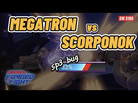 Megatron vs Scorponok - sp3 hit bug ruins my perfect | Transformers: Forged to Fight