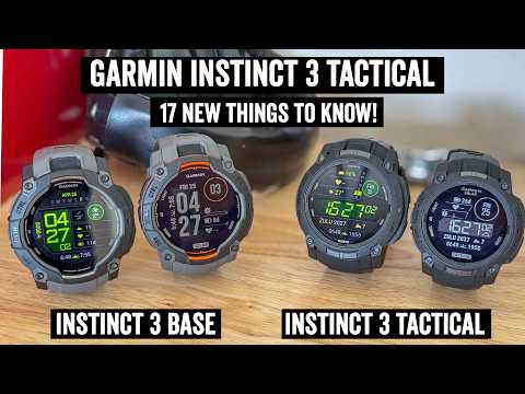 Garmin Instinct 3 Tactical Editions: What's Actually Different?