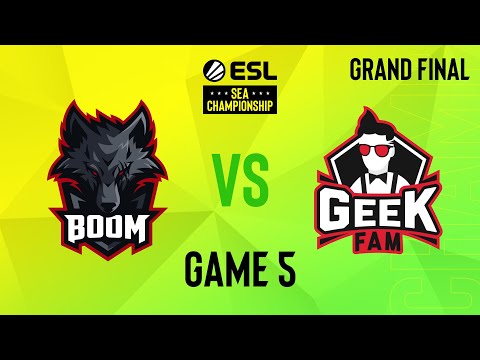 BOOM Esports vs Geek Fam - Game 5 GRAND FINAL [ESL SEA Championship]