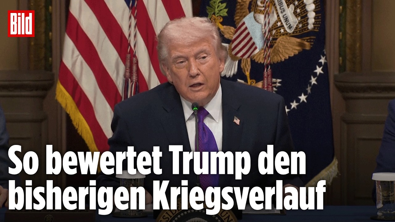 US-Präsident Trump zum Kriegsverlauf im nahen Osten: „Schlagen uns sehr gut“