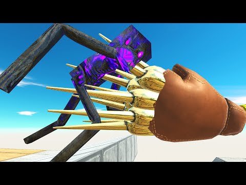 SPIKED BOXING GLOVE VS MONSTERS - Animal Revolt Battle Simulator