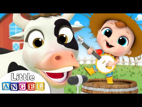 Old MacDonald Had a Farm | Animal Song | Nursery Rhymes by Little Angel Video