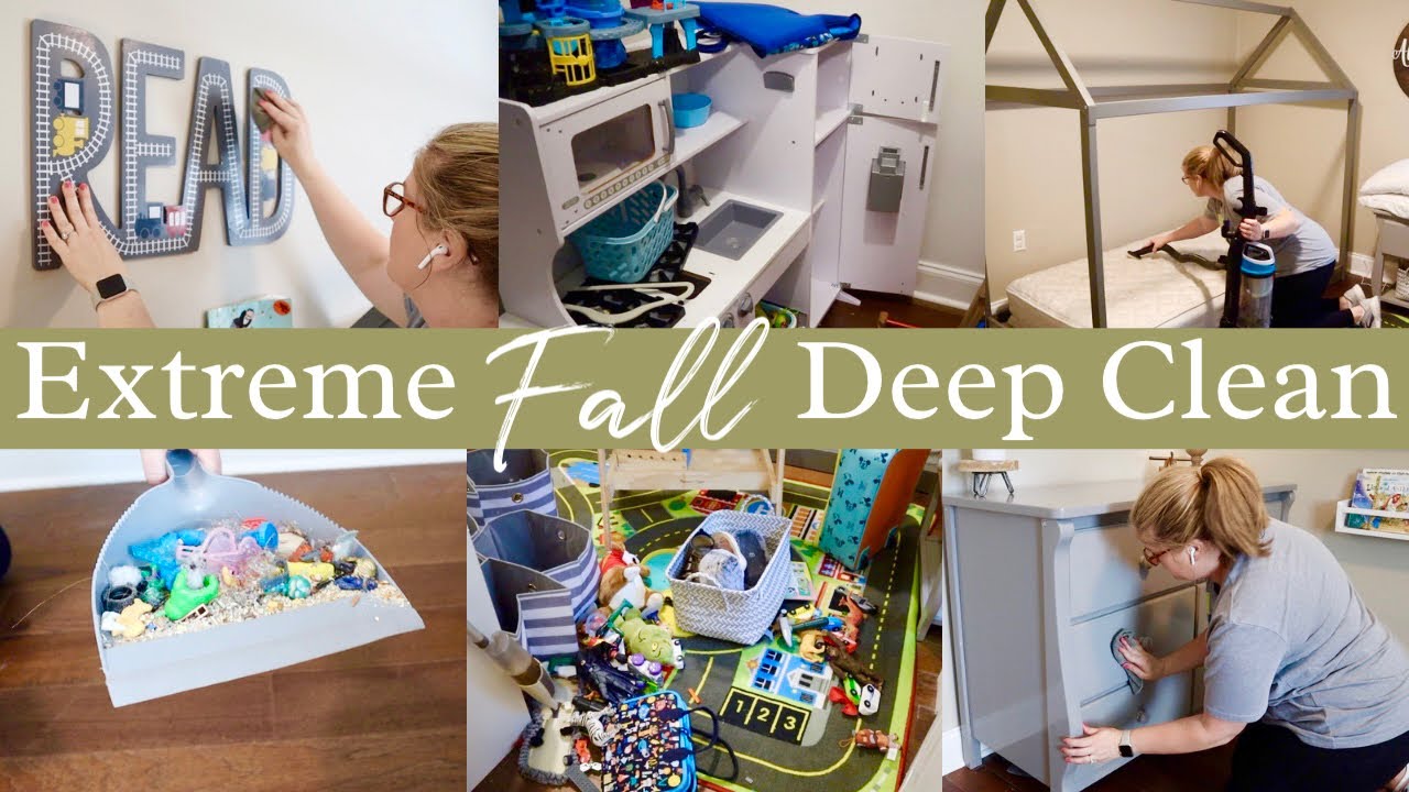 Fall Deep Cleaning Series | Extreme Cleaning, Decluttering and Organizing Motivation
