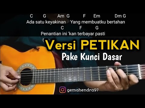 Chord MENUNGGU KAMU - Anji | Versi Petikan Mudah