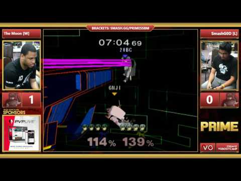 Prime - The Moon (Marth) Vs. SmashG0D (Marth) SSBM Grand Finals - Smash Melee