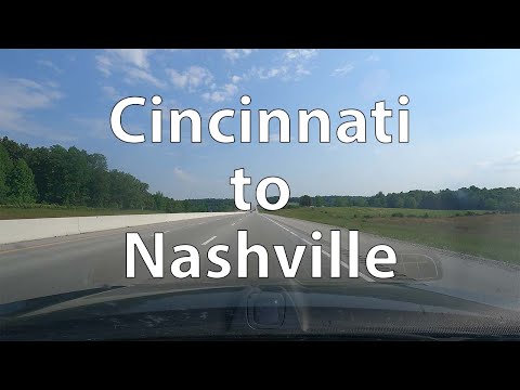 [4K] Driving from Cincinnati to Nashville (US)
