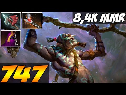 747 8400 MMR Plays Witch Doctor with 21 kills - Dota 2